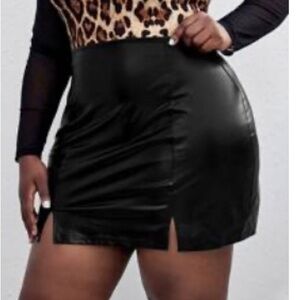 Leather skirt